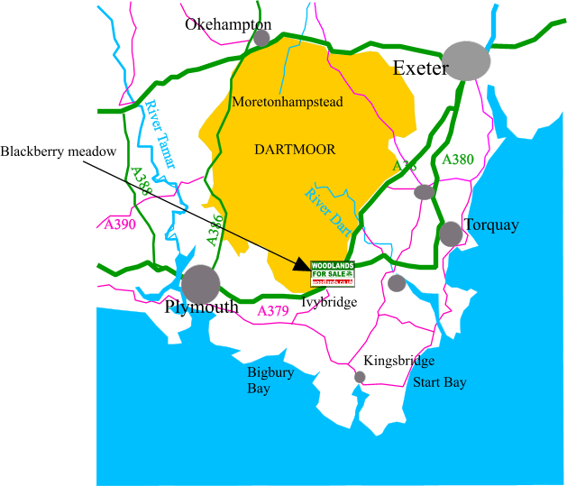 Click to view a full-size version Blackberry meadow - SOLD map