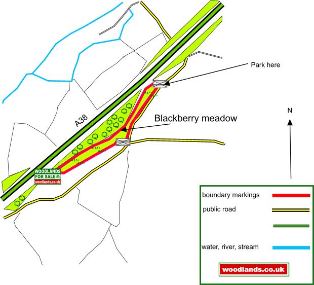 Blackberry meadow - SOLD map